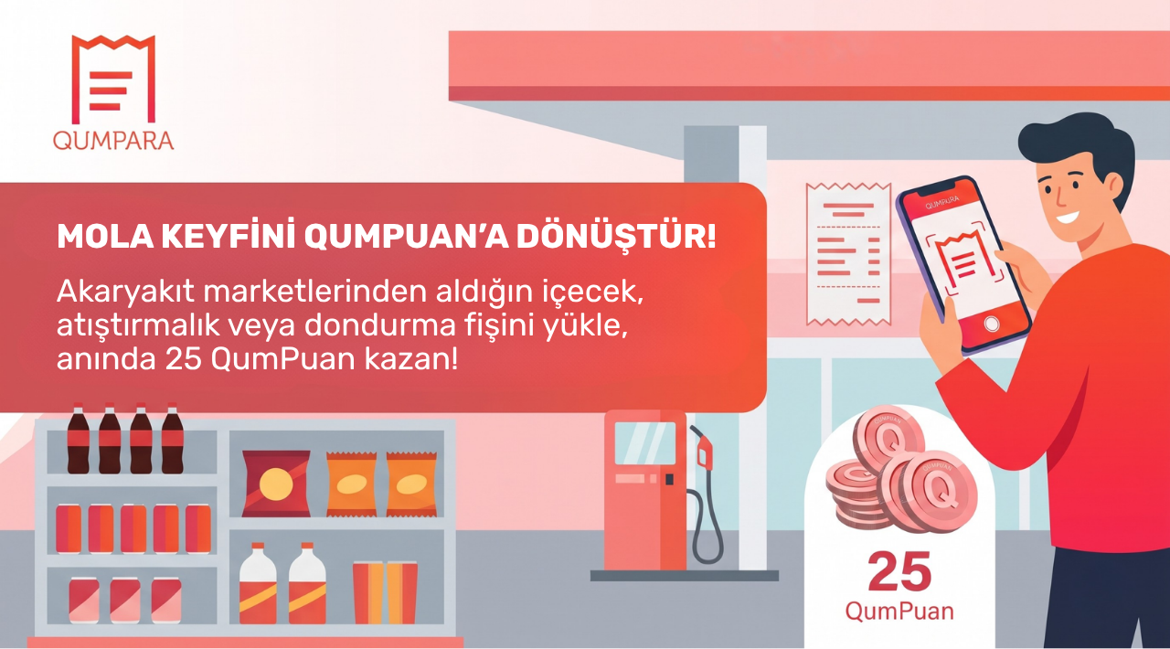 Atıştırmalık, Dondurma ve İçecek Alışverişinize QUMPUAN kampanyası