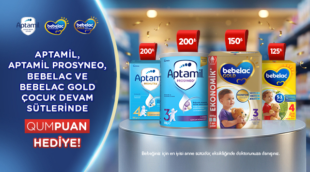 Aptamil veya Bebelac Alışverişinize NAKİT İADE kampanyası