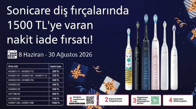 Sonicare Alışverişinize kampanyası