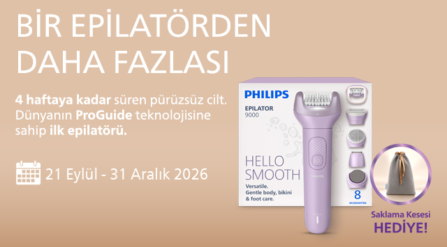 Philips Epilator Alışverişinize campaign